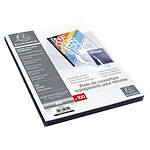 EXACOMPTA Boite de 100 plats pour relier PVC 15x100e - A4 - Cristal x 5