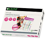 LEITZ paquet de 100 étuis à plastifier A7 brillant 250 mic (2x125)
