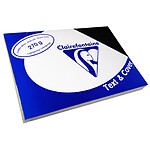 CLAIREFONTAINE Paquet de 100 Couvertures reliure Text&Cover 270g A3 420x297 mm noir x 5