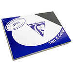 CLAIREFONTAINE Paquet de 100 Couvertures reliure Text&Cover Toilé 270g A4 210x297 mm Noir