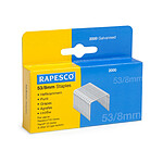 RAPESCO Boite de 2000 Agrafes Galvanisées 53/8mm