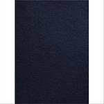 GBC Lot de 100 Plats de couverture A3 LeatherGrain 250g/m2 noir