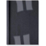 GBC Lot 100 Couvertures de reliure thermique LeatherGrain format A4 cap 30 f 3mm noir