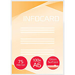 GBC Lot de 100 Pochettes de plastification format A6 brillant 2x75 microns