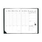 QUO VADIS Agenda Scolaire Planning SD Sept / Dec 18x24cm Noir