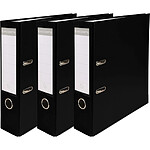 EXACOMPTA jeu de 3 classeurs à levier Premium, A4, 80 mm, noir EXACOMPTA jeu de 3 classeurs à levier Premium, A4, 80 mm, noir