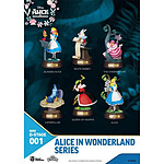 Alice au Pays des Merveilles - Pack 6 statuettes  Mini Diorama Stage Alice au Pays des Merveilles 10 cm