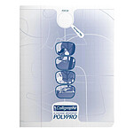 CALLIGRAPHE Cahier piqué Polypro POESIE et CHANT 17x22cm 48p séyès 90g Incolore x 10