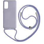 Avizar Coque Cordon pour Samsung Galaxy S20 FE Semi-rigide Lanière Tour du Cou 80cm