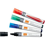 NOBO Etui de 4 Marqueurs Tableau Blanc Liquid Ink Assortis NOBO Etui de 4 Marqueurs Tableau Blanc Liquid Ink Assortis