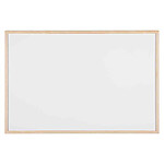 BI-OFFICE Tableau blanc, cadre en bois, (L)400 x (H)300 mm