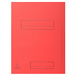 EXACOMPTA Paquet de 50 chemises imprimées 2 rabats SUPER 210 - 24x32cm - Rouge x 5 EXACOMPTA Paquet de 50 chemises imprimées 2 rabats SUPER 210 - 24x32cm - Rouge x 5