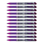 PENTEL Roller Encre Gel ENERGEL BL60 Pointe Large Violet x 12