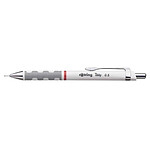 ROTRING Porte-mines fin Tikky 0,5 mm Grip Pointe Métal Chromée Blanc