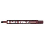 PENTEL Marqueur permanent N50 pointe ogive 2 mm Marron x 12 PENTEL Marqueur permanent N50 pointe ogive 2 mm Marron x 12