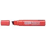 PENTEL Marqueur permanent N50XL, pointe biseautée, rouge x 6 PENTEL Marqueur permanent N50XL, pointe biseautée, rouge x 6
