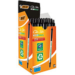 BIC Stylo à bille rétractable ECOlutions Clic Stic, noir x 50