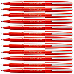 PILOT Feutre extra fin Fineliner extra fin 0,4 mm rouge x 12