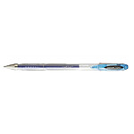 UNI-BALL Roller encre gel Signo UM120 pointe moyenne 0,7mm bleu turquoise x 12