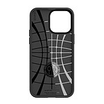 Spigen SGP Coque pour iPhone 14 Pro Max Résistante Effet Strié Relief Core Armor Noir