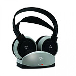 Kaorka 474079 - Casque TV sans Fil - Circum-aural - Réglage du volume - Portée 70 Mètres - Base de Charge