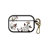 LaCoqueFrançaise Housse pour Airpods Pro silicone liquide noir Fleurs Sauvages LaCoqueFrançaise Housse pour Airpods Pro silicone liquide noir Fleurs Sauvages
