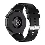 Avizar Bracelet pour Huawei Watch GT Runner Silicone Renforcé Boucle Argentée