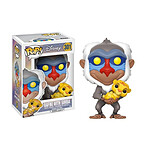 Le Roi lion - Figurine POP!  Rafiki & Simba 9 cm