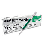 PENTEL Recharge LR7 pour Roller Energel Liquide Pointe 0,7 Tracé 0,35 mm Vert x 12