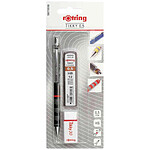 ROTRING porte-mine Tikky 0,5 mm, noir + Gomme 30 + Etui 12 mines