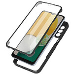 Avizar Coque pour Samsung A13 5G et A04s Dos Plexiglas et Avant Polymère Contour noir