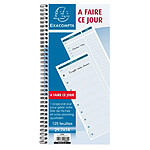 EXACOMPTA Carnet spiralé 29,7x14cm - A faire ce jour - 125 feuilles x 5