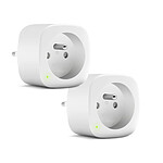 METRONIC - Prise intelligente connectée Wi-Fi 16A (pack de 2)