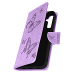 Avizar Pochette Folio pour Samsung Galaxy A14 4G et 5G Motif Papillon Support Vidéo