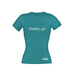 Ultimate Guard - T-Shirt femme Shields Up! Bleu PÃ©trole - Taille XL