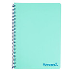 LIDERPAPEL carnet spirale A6 Micro Wonder 240 pages 90g 5x5mm 4 bandes Vert