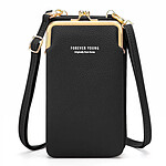 Avizar Pochette Bandoulière Smartphone Simili cuir grainé Multi-compartiments