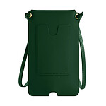 Avizar Pochette Bandoulière Smartphone avec Rangement carte Simili cuir