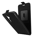 Avizar Étui pour Samsung Galaxy A54 5G Clapet Vertical Magnétique Porte-carte Noir