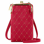 Avizar Pochette Bandoulière Smartphone Studss et Surpiqure design losange