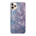 Evetane Coque iPhone 11 Pro Max silicone transparente Motif Lune Attrape Rêve ultra resistant