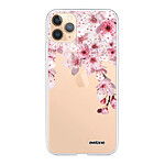 Evetane Coque iPhone 11 Pro Max silicone transparente Motif Cerisier ultra resistant