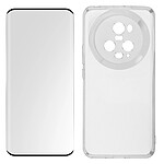 Avizar Coque pour Honor Magic 5 Pro Silicone Gel et Verre Trempé 9H