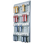 DURABLE Tableau Armoire à clés KEY BOARD 24 clés Gris DURABLE Tableau Armoire à clés KEY BOARD 24 clés Gris