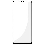 Avizar Verre Trempé pour Nokia C21 Plus dureté 9H Transparent Bord biseauté noir