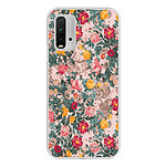 LaCoqueFrançaise Coque Xiaomi Redmi 9T 360 intégrale transparente Motif Fleurs Beige et Rose Tendance .