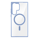 Avizar Coque MagSafe pour Samsung Galaxy S23 Ultra Dos Rigide Contour Silicone