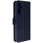 Avizar Étui pour Samsung Galaxy A54 5G Clapet Porte-carte Fonction Support Bleu Nuit