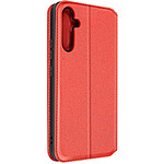 Avizar Étui pour Samsung A54 5G Clapet Magnétique Porte-carte Support vidéo Rouge