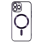 Avizar Coque MagSafe pour iPhone 13 Pro Max avec Contour Chromé Ultra Élégant